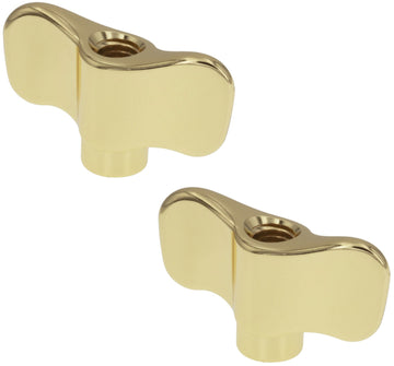 WN8-4 - Papillon Cymbale M8 (x2) - Brass