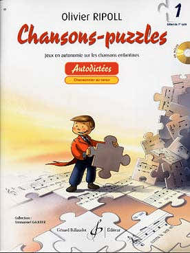 Billaudot RIPOLL OLIVIER - CHANSONS PUZZLES VOL.1 + CD