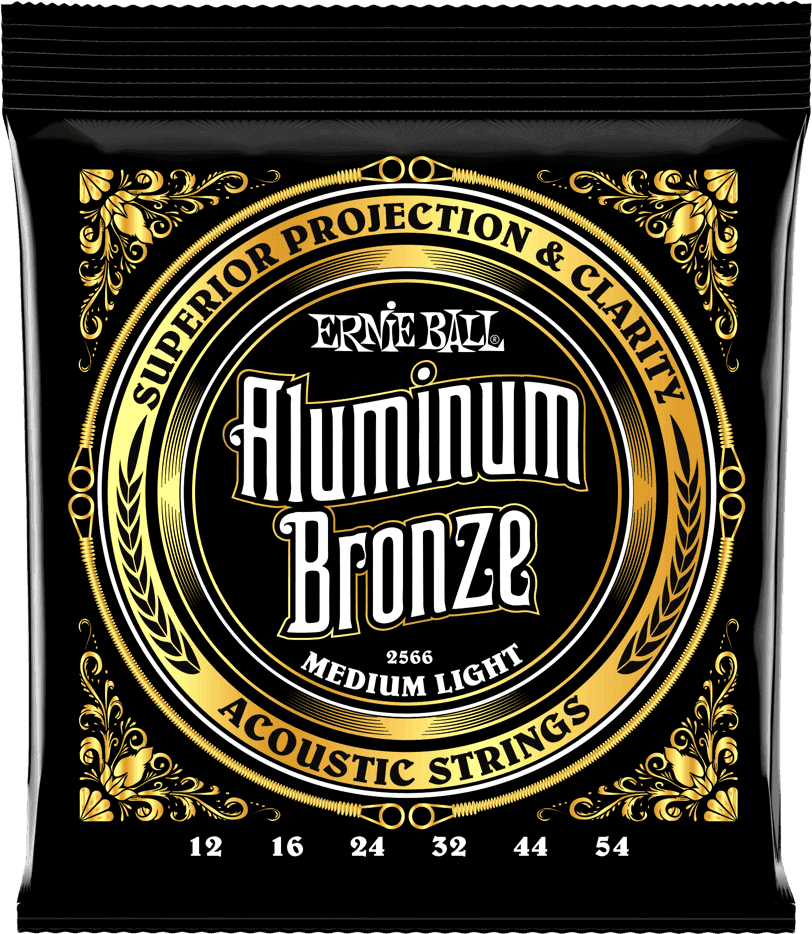Ernie Ball 2566 Aluminum Bronze Medium Light 12-54