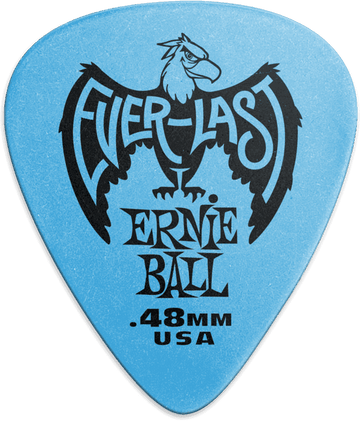 Médiators Everlast Sachet de 12 Bleu 0,48Mm