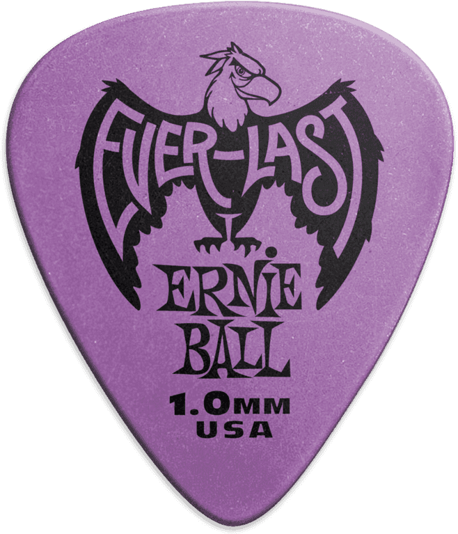 Médiators Everlast Sachet de 12 Violet 1mm