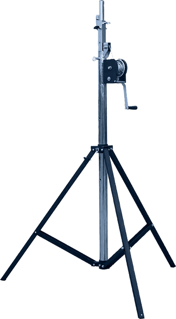 SLS15 LIGHT STAND WITH CRANK BLACK/CHROME