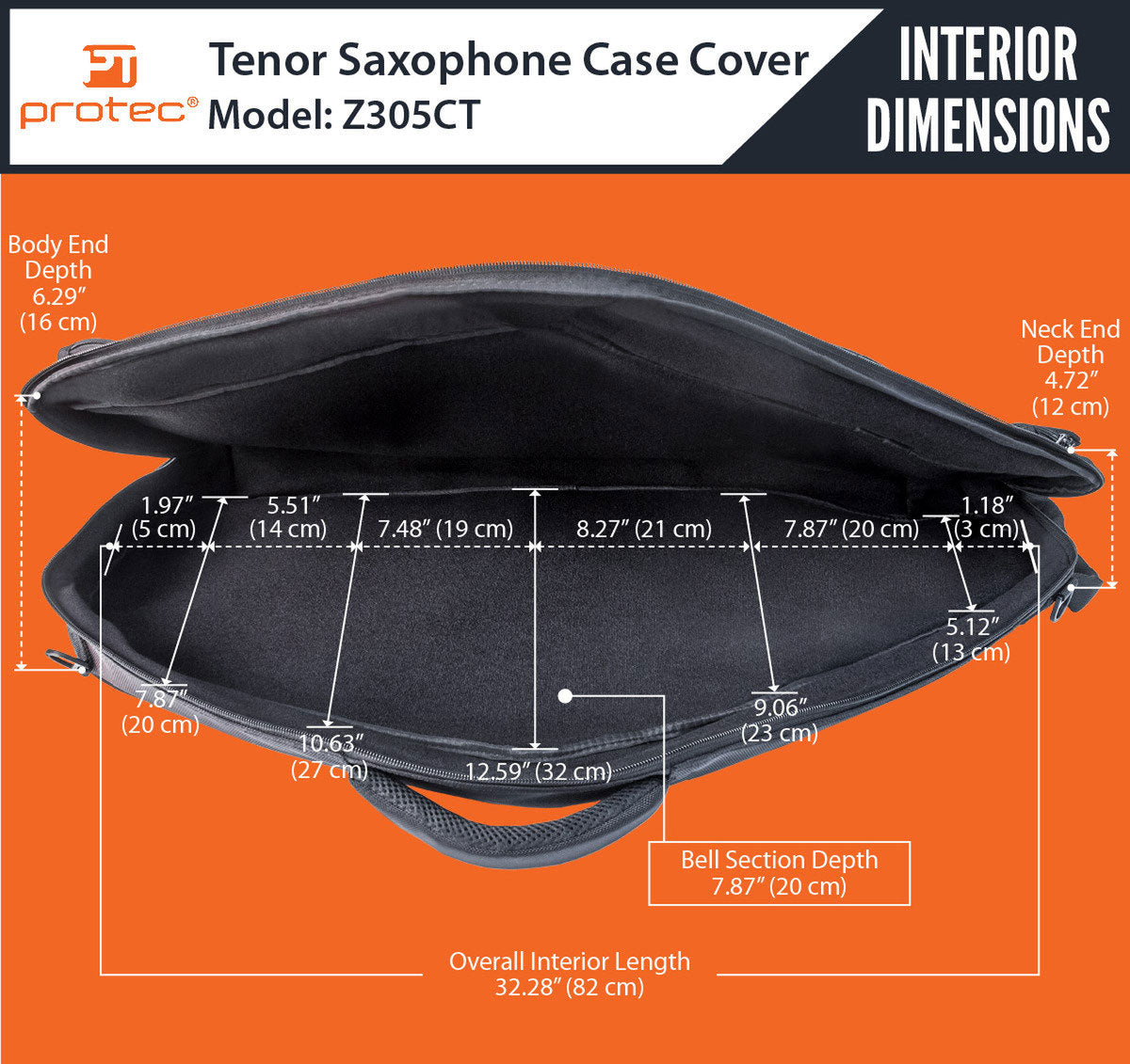 Hülle Für Etui Micro Zip Tenorsaxophon