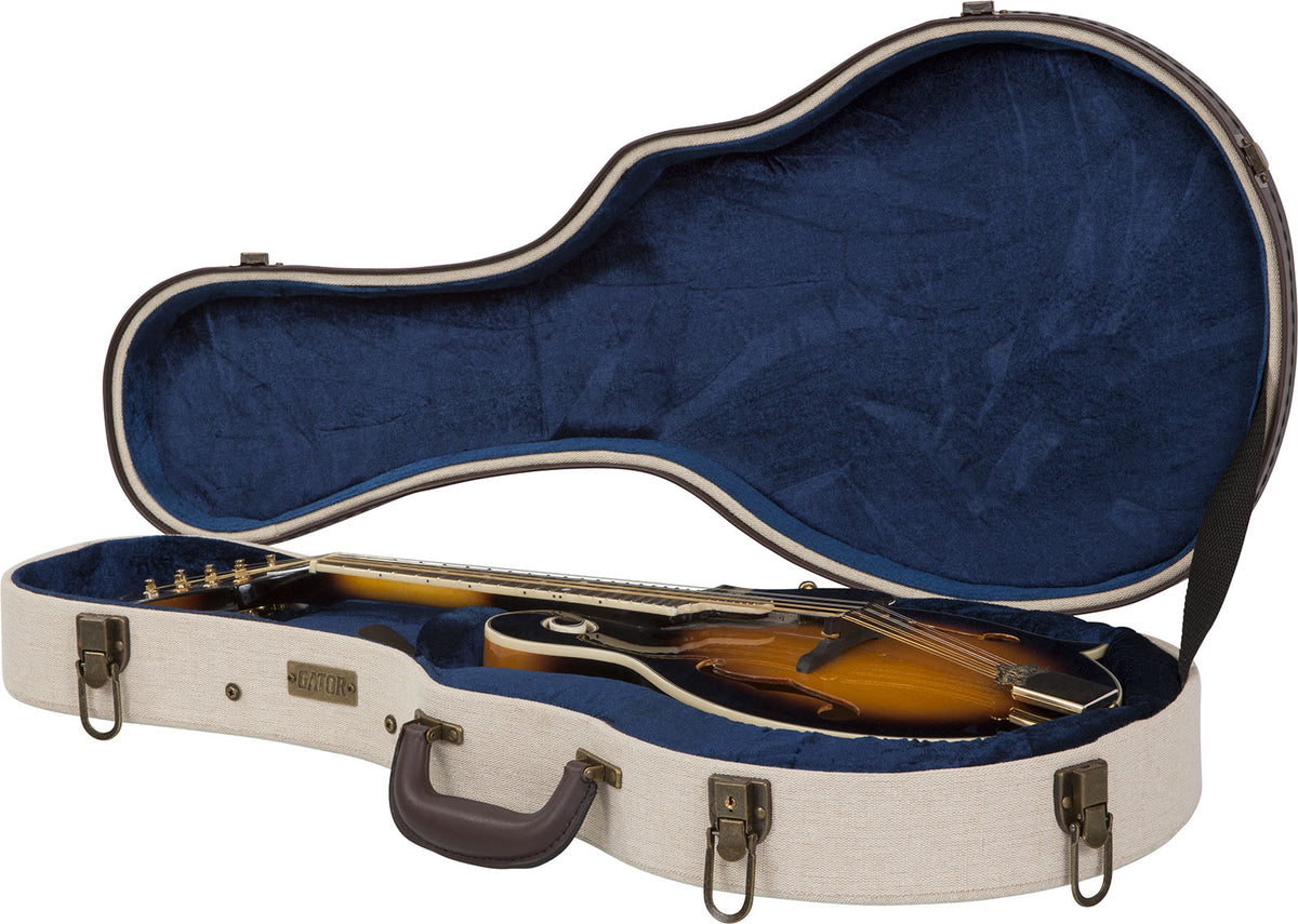 Étui Mandoline Beige en Bois Deluxe - GW