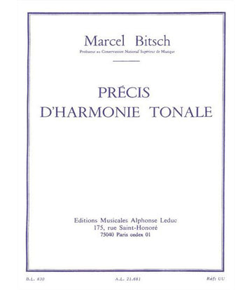 Bitsch Marcel - Precis D'harmonie Tonale