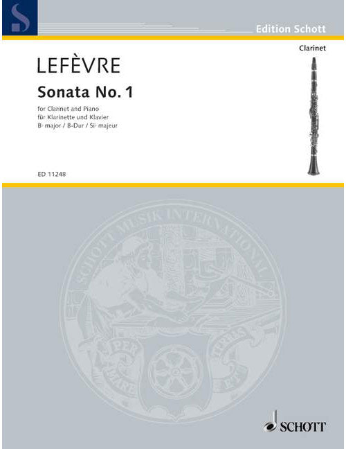 Schott Lefèvre - Sonata No. 1 - Clarinette et Piano