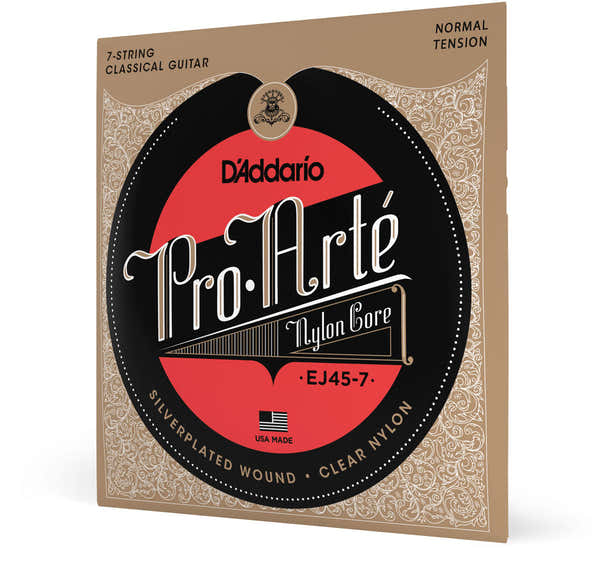 D'ADDARIO Normale Spannung Pro-Arté Nylon 7-Saiter