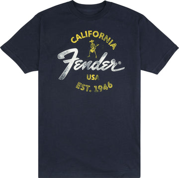 "L" Baja Blue T-Shirt Blue