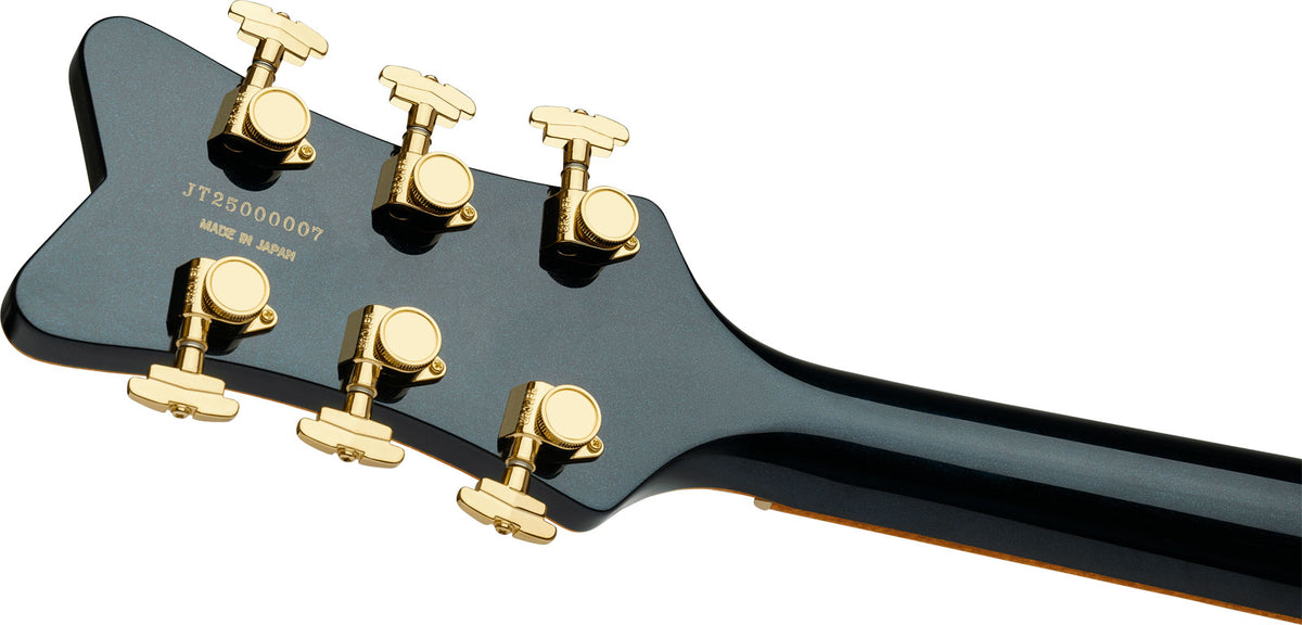 Falcon Center Block LTD with String-Thru Bigsby and Gold Hardware EBO Midnight Sapphire
