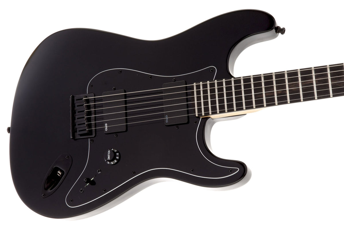 Stratocaster firmata da Jim Root Ebo Nero opaco