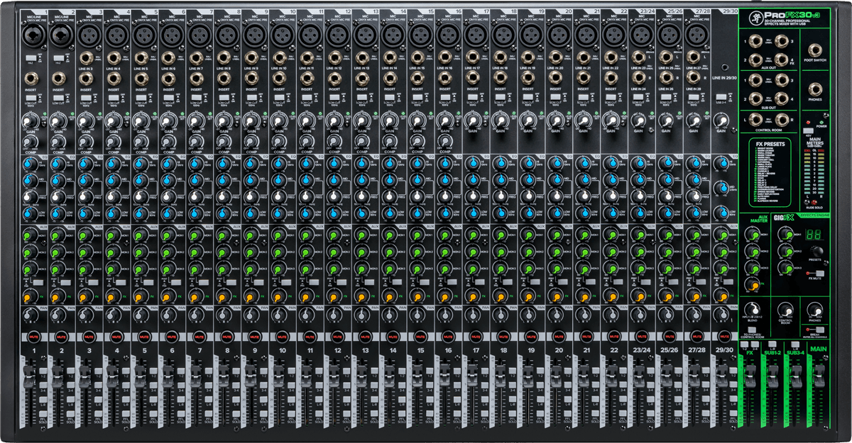 PROFX30V3-MIXER USB 30 KANLE + EFFEKTE