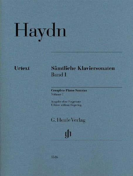 Joseph Haydn - Complete Piano Sonatas Volume I W/o FG PB. - Piano