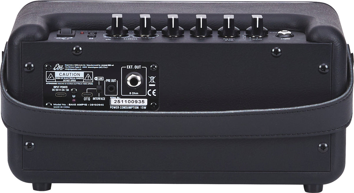 BAIO Amp 15 - kompakter Modeling-Verstärker + Effekte + Bluetooth