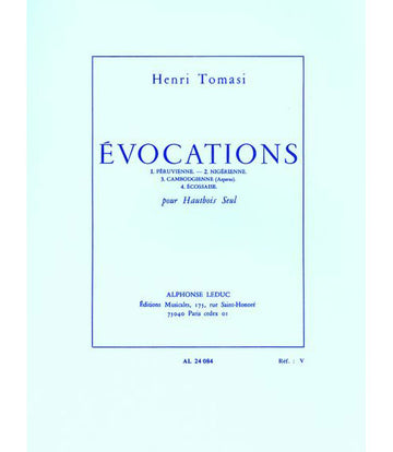 TOMASI HENRI - EVOCATIONS - HAUTBOIS