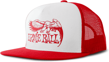 Casquette Rouge et Blanc Logo Aigle EB Rouge