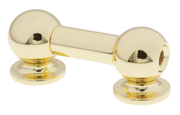TL13D38-BR Rohrböckchen 38mm Messing Doppelseitig X1