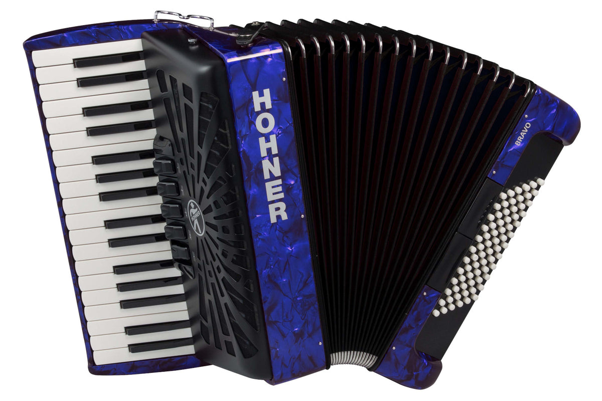 Hohner BRAVO III 72 BLAU