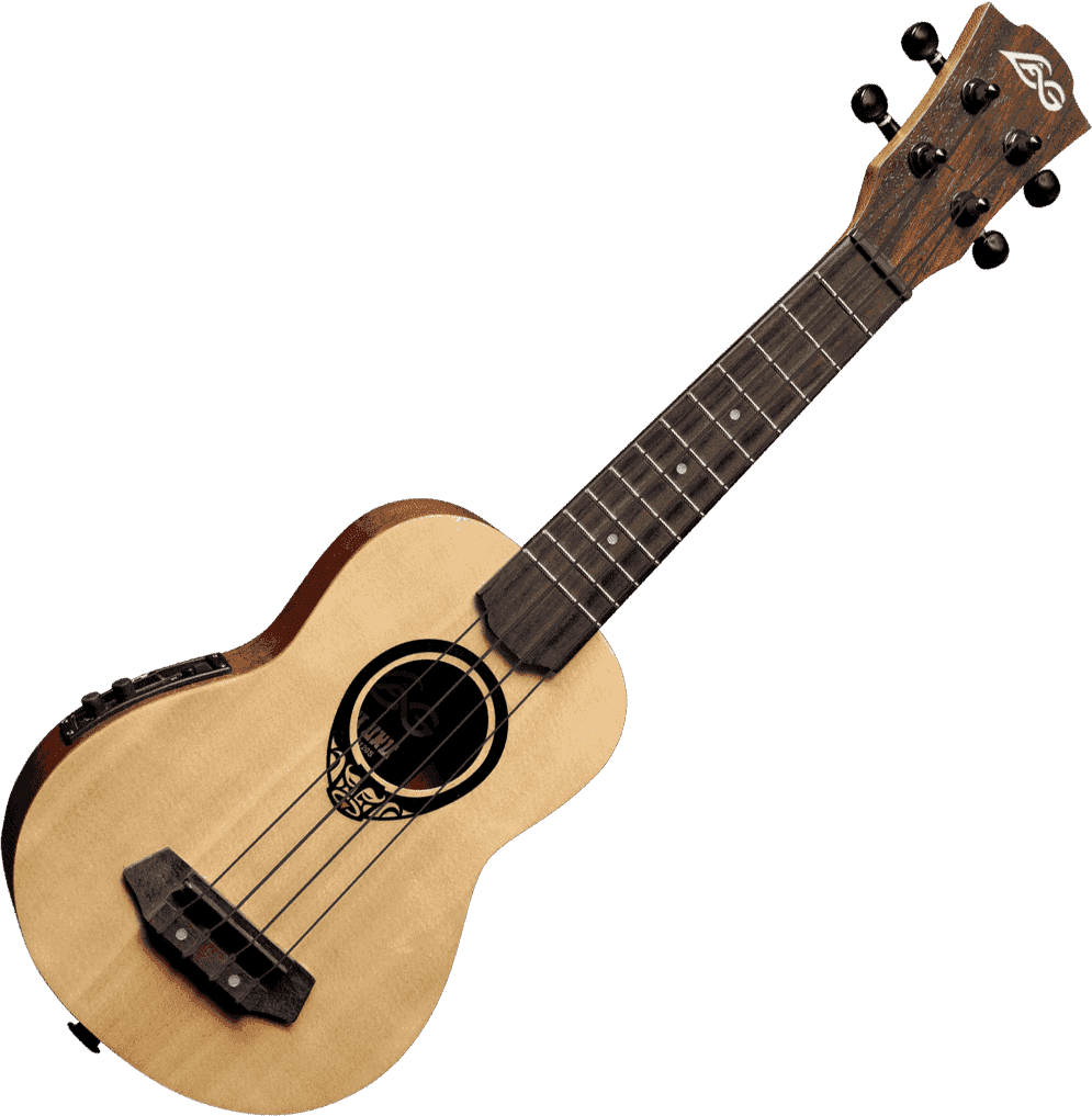 Tiki Baby Tku150Se Ukulele Baby-Soprano Slim Arched Back Électro