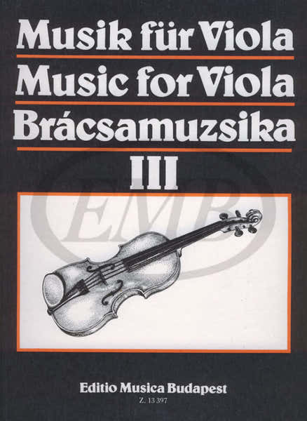 Musica Per Viola Vol. 3 - Alto