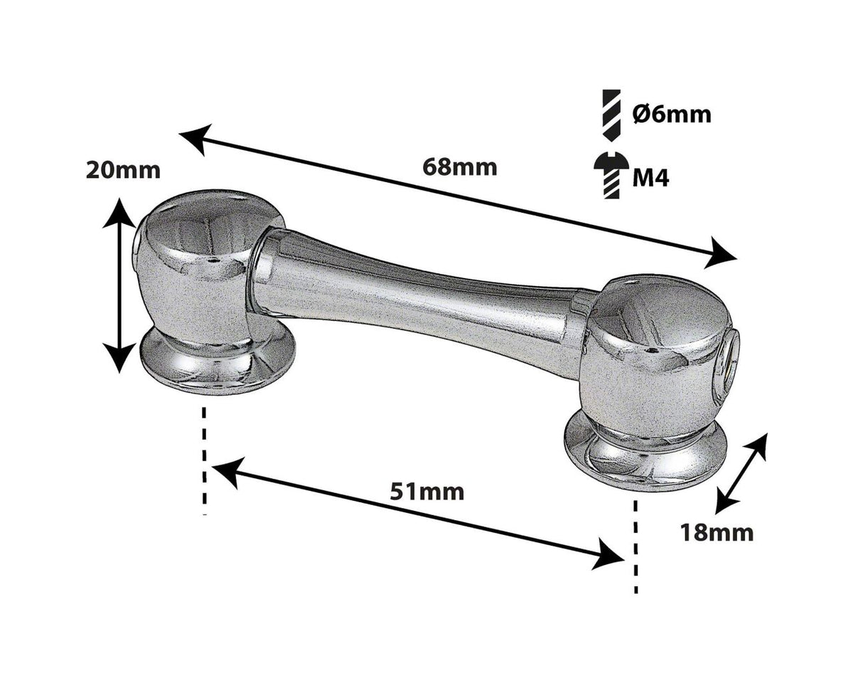 TL11D51 - BLOCCHETTO TUBO - 51MM - DOPPIO (X1)
