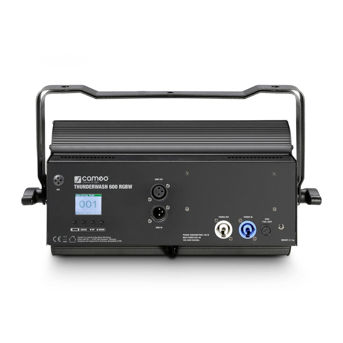 THUNDER WASH 600 RGBW - LUCE STROBOSCOPICA ACCECANTE E LAVANTE 3 IN 1