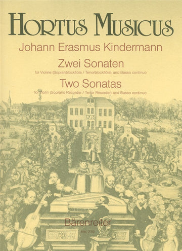 Kindermann Johann Erasmus - 2 Sonates - Violon & Basse Continue