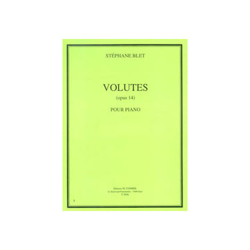Blet - Volutes Op.14 - Piano