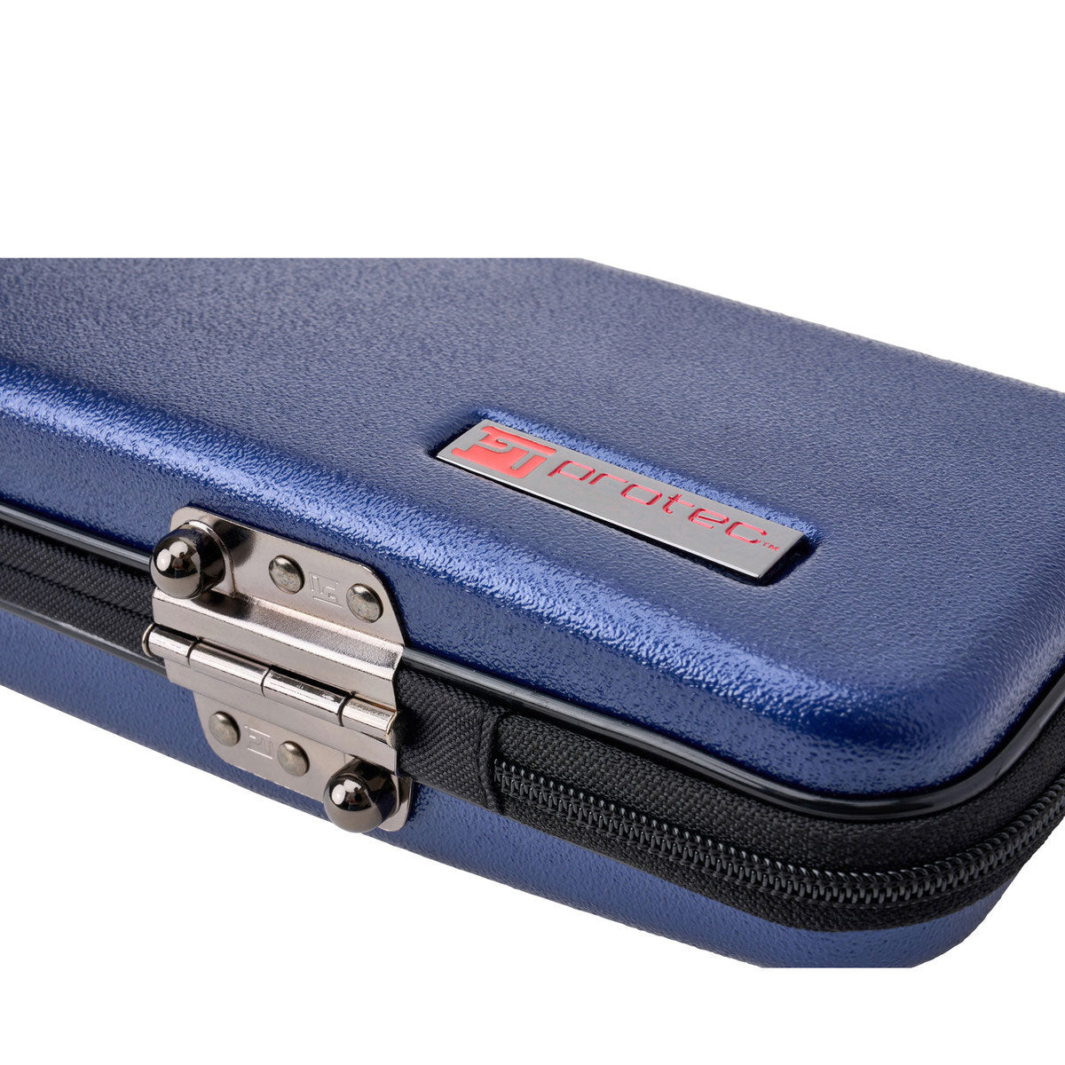 Blaues Micro Zip-Etui - Flöte C/B