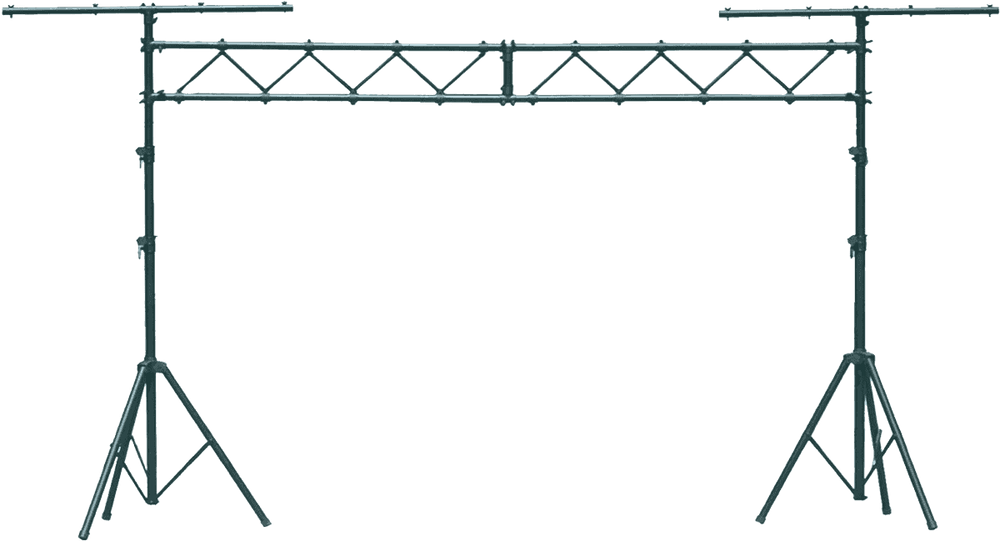 Quiklok STS14 - Deux Stands Lumiere Trepied Avec Pont Noir