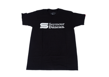 "M" Textile T-Shirt Logo Noir