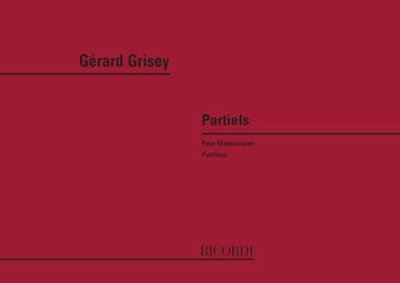 GRISEY G. - TEILTÖNE FÜR 18 MUSIKER - PARTITUR