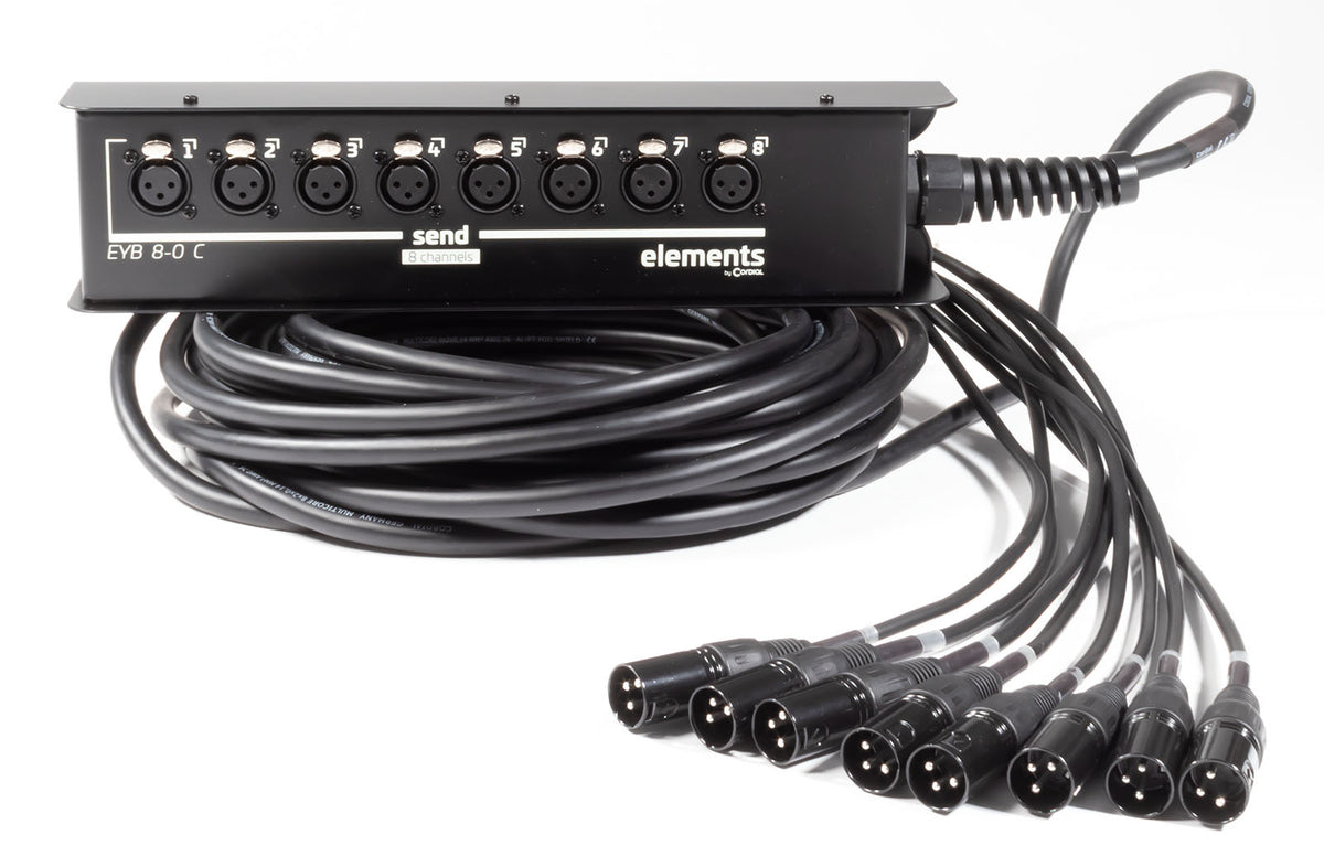 Bühnenbox 8 Eingänge XLR 15 M