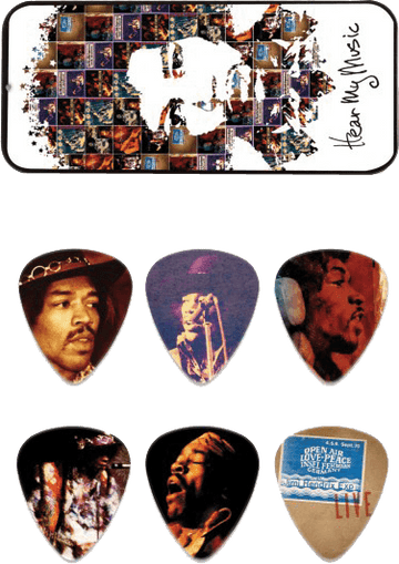 6 x Jimi Hendrix Hear My Music Medium Boîte