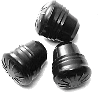 Pearl Embouts Caoutchoucs Pour Pieds De Tom Basse - R5-3