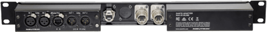 Panneau Rackable 1u Pour 2 NA2-io-d