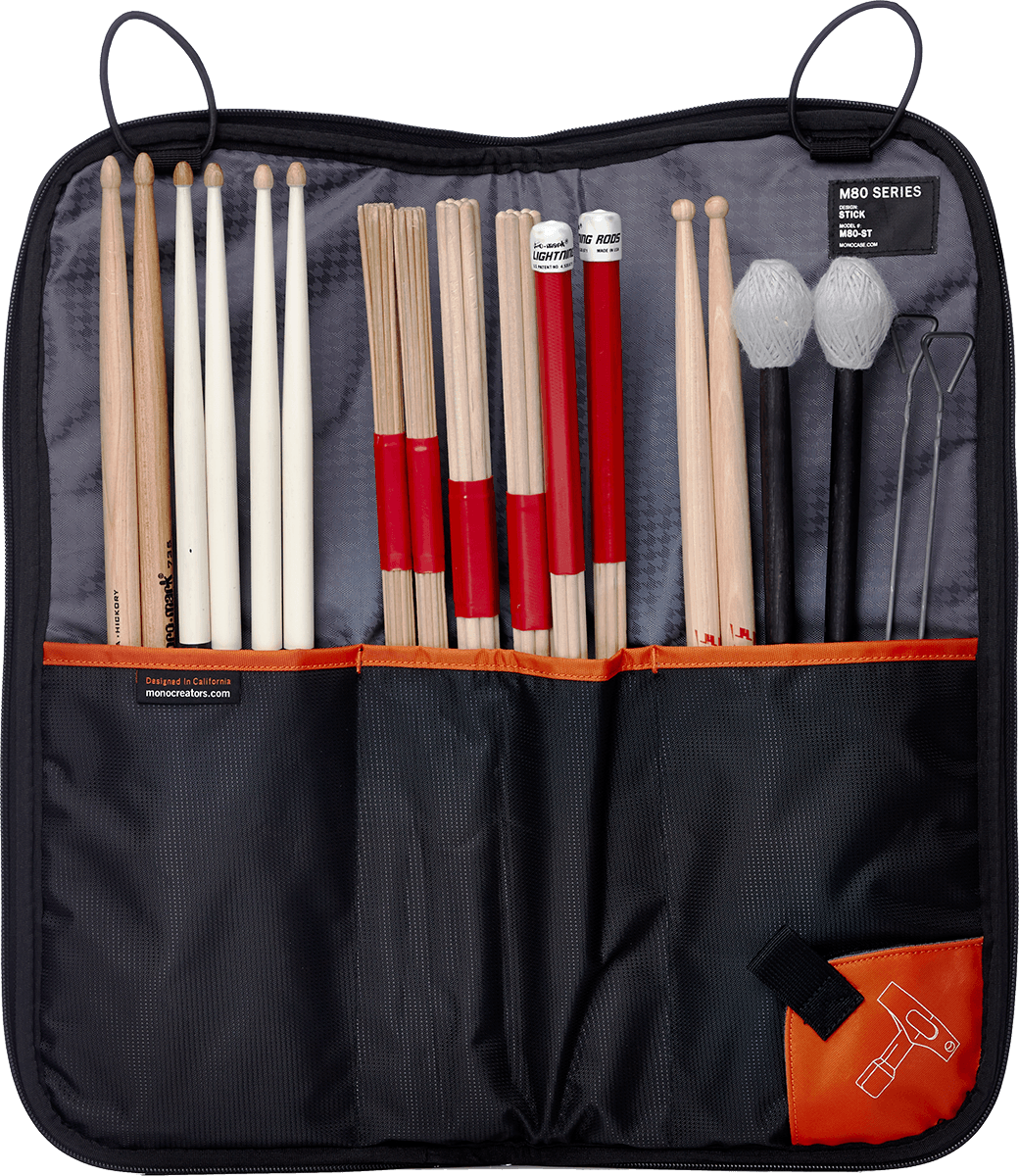 Housse Baguettes Batterie Studio Noir