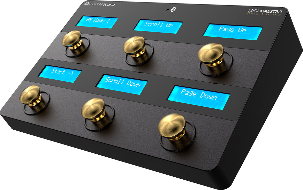 Pedalier de Controle Midi Maestro Gold