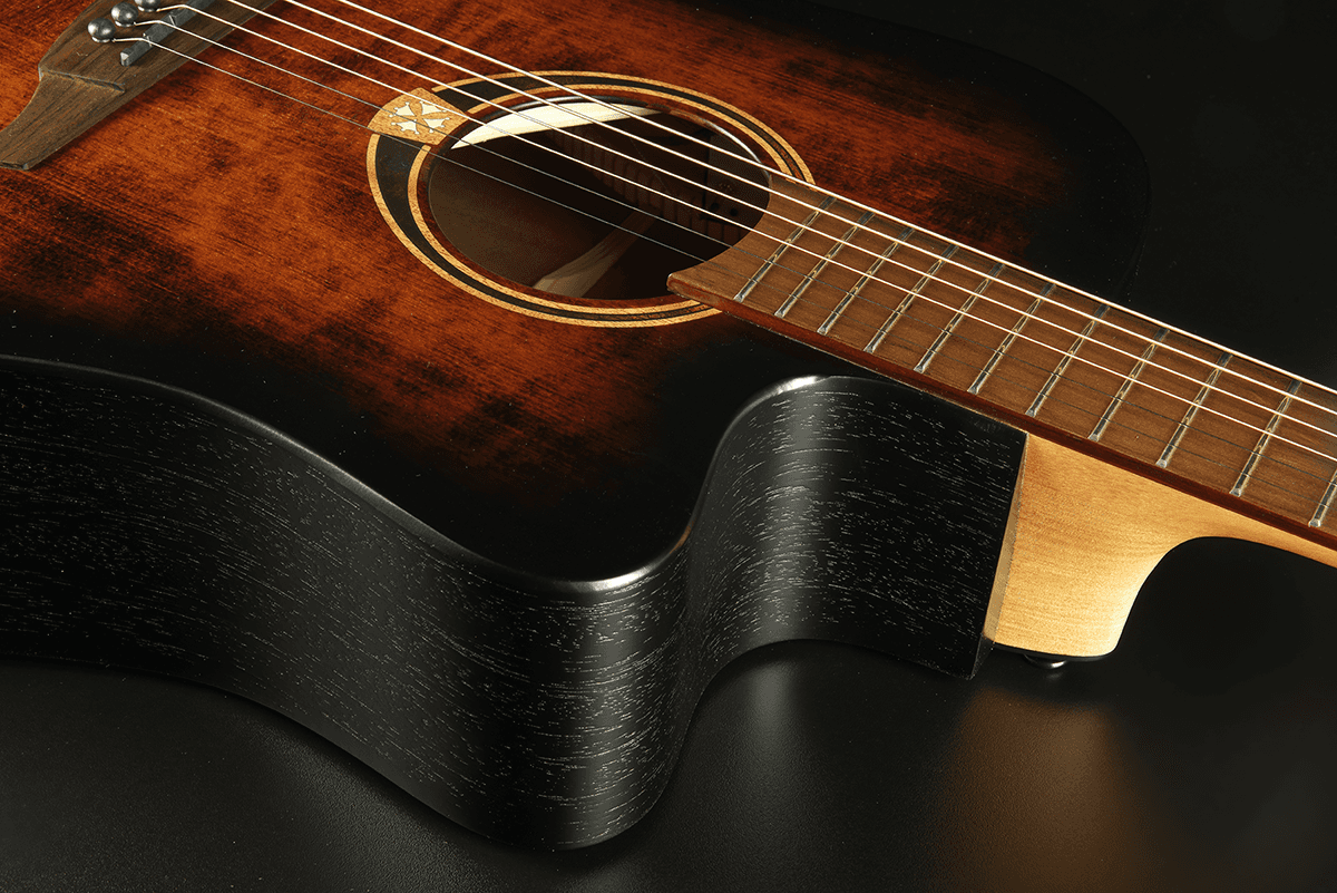 Tramontane T70DCE-B&B Dreadnought Ctw Nero & Marrone