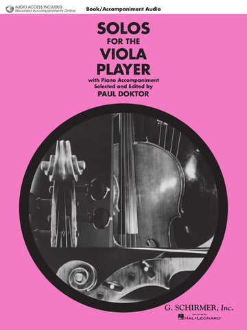 SOLOS FOR THE VIOLA PLAYER + AUDIO EN LIGNE - VIOLA