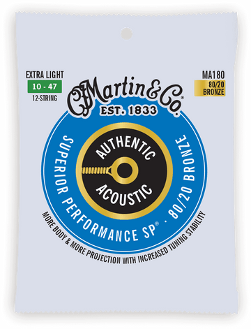 MA180 Authentic SP 80/20 Extra Light 12C 10-47