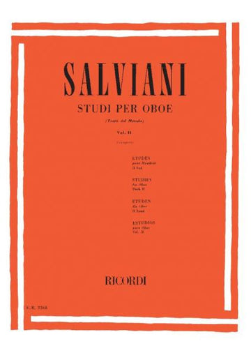 SALVIANI C. - STUDI PER OBOE (TRATTI DAL METODO). VOL. II