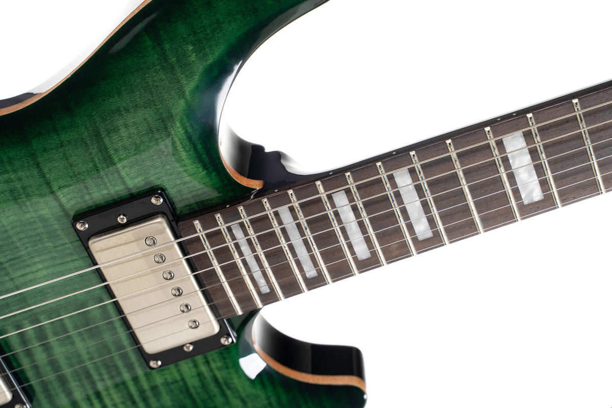 M600 Trans Green Burst