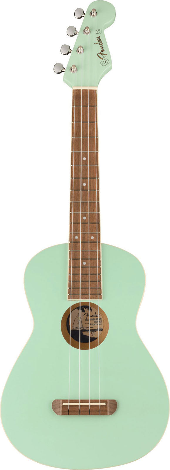 Avalon Tenor-Ukulele Walnuss Surf Green