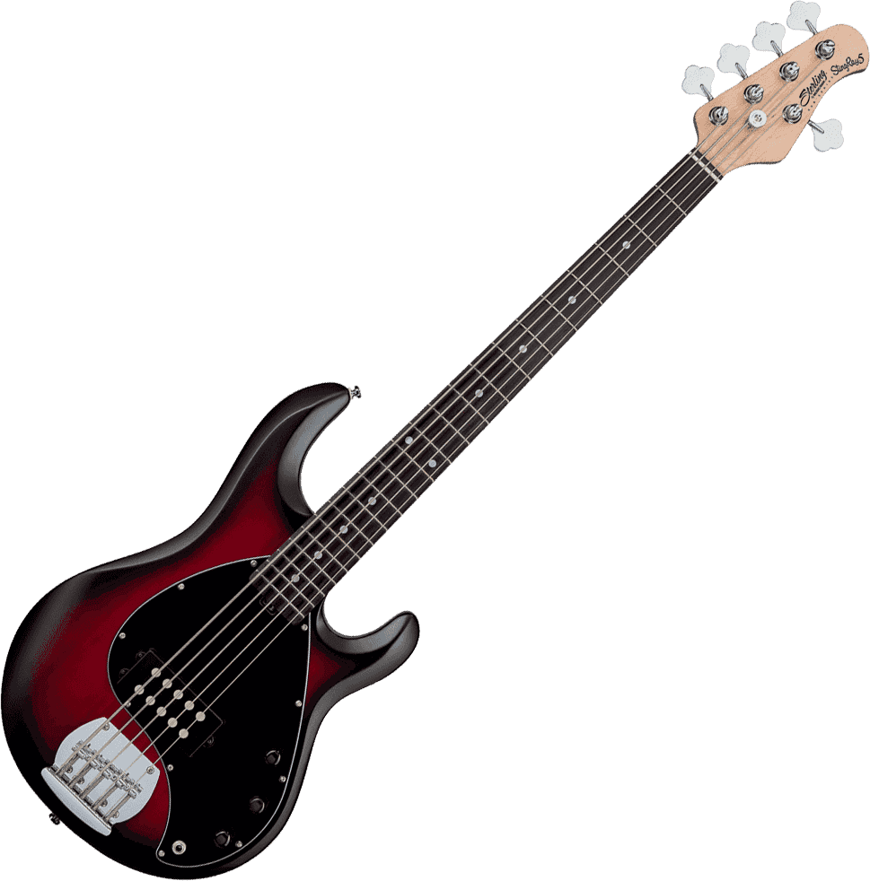 Stingray 5 Ruby Red Burst Satin