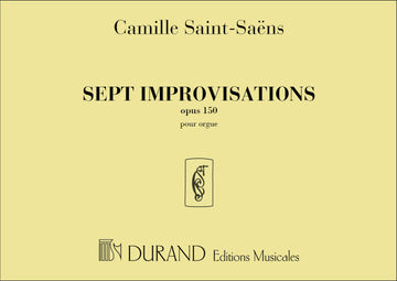 SAINT SAENS C. - Improvisationen (7) OP 150 - Orgel