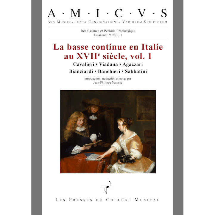Der Basso continuo in Italien im Xviie Jahrhundert Bd.1