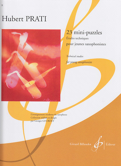 Billaudot 23 Mini-Puzzles Saxophone - Prati