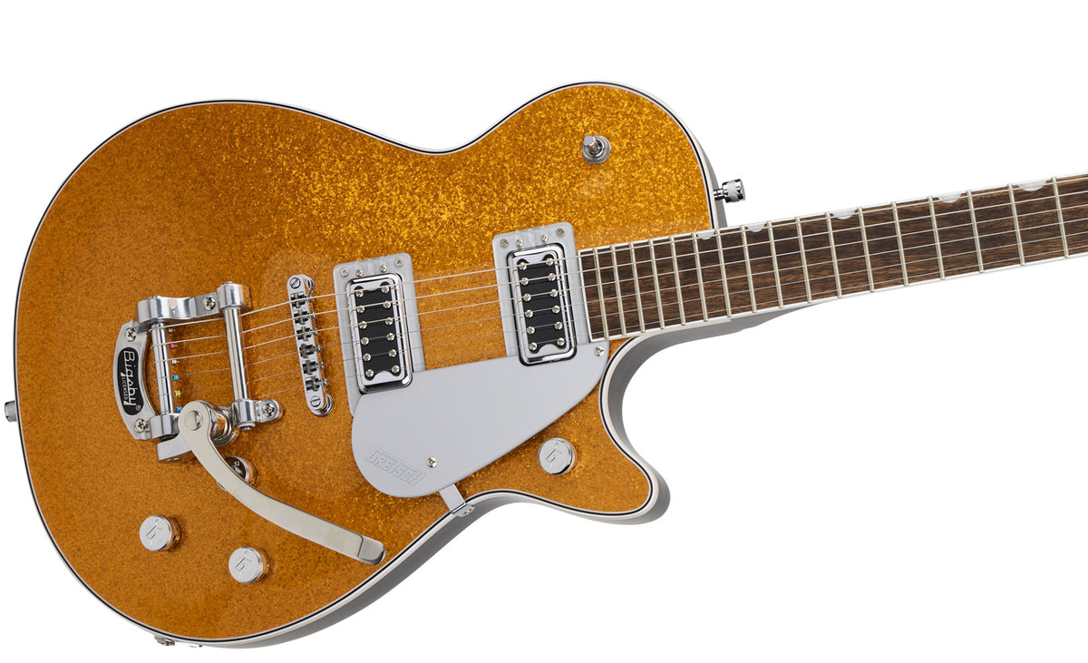 G5230T Electromatic Sparkle Jet Ft Single-Cut mit Bigsby Lrl Goldglitzer