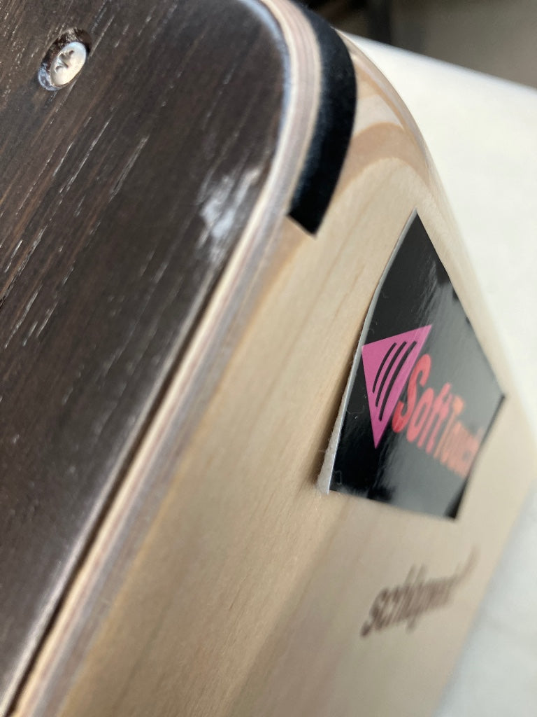 CP408ST 2 In One Snare Cajon Dark Oak Soft Touch - Stock B