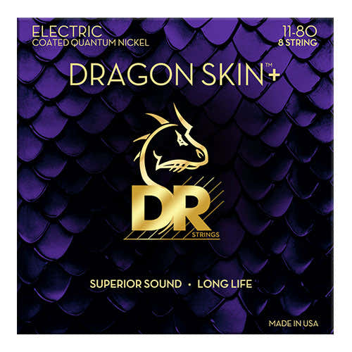 11-80 Dragon Skin+ Coated 8 String Heavy